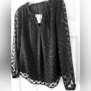 Elegant black blouse